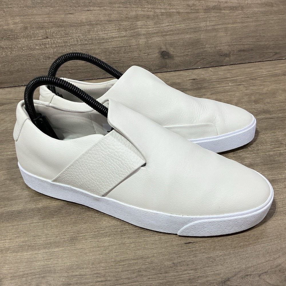 Nike Womens Blazer City Ease Off White Leather Slip-On Shoes AQ0260-101 Size 8.5